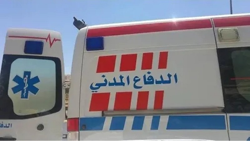 إصابة طلاب مدرسة بانقلاب باص صغير في الياسمين